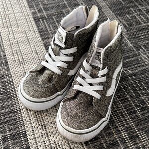 Vans Kids Glitter High-Top Sneakers